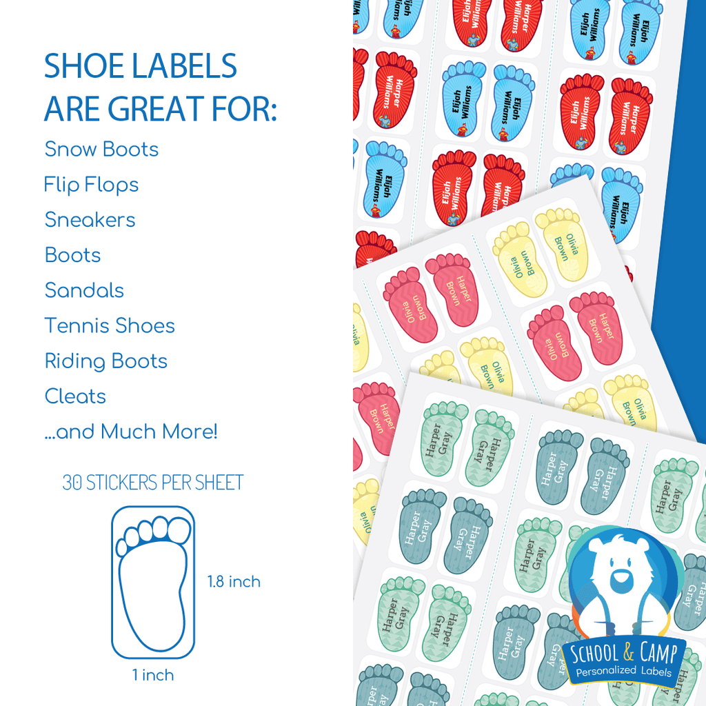 Shoe Labels - Sweets