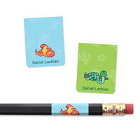 Wrap-around Pencil Labels - Snakes