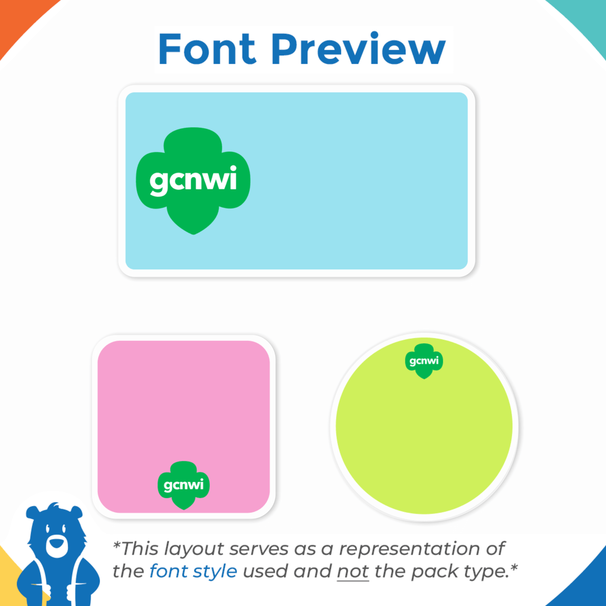 Gcnwi Essential Camp Pack - Girl Scouts GCNWI – School and Camp Labels
