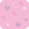 Hearts Pink