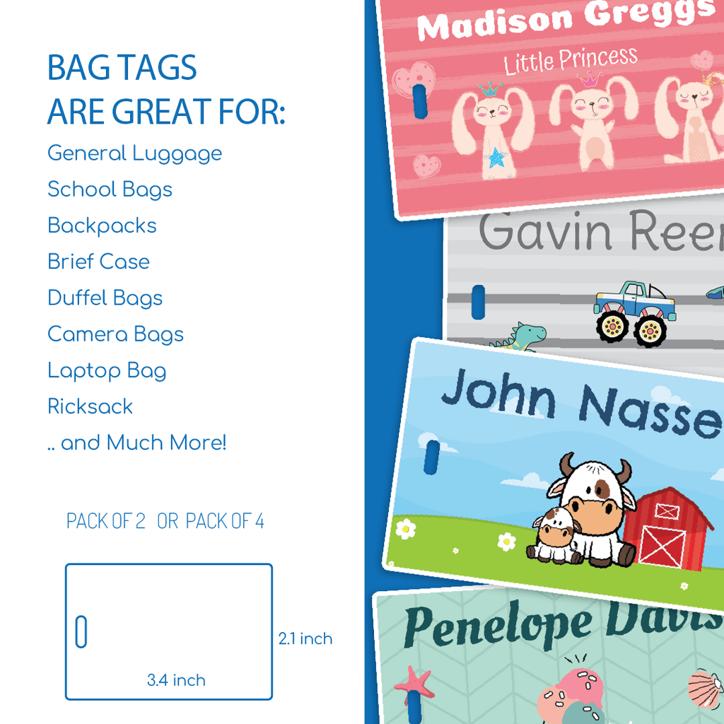Bag Tags - Cars