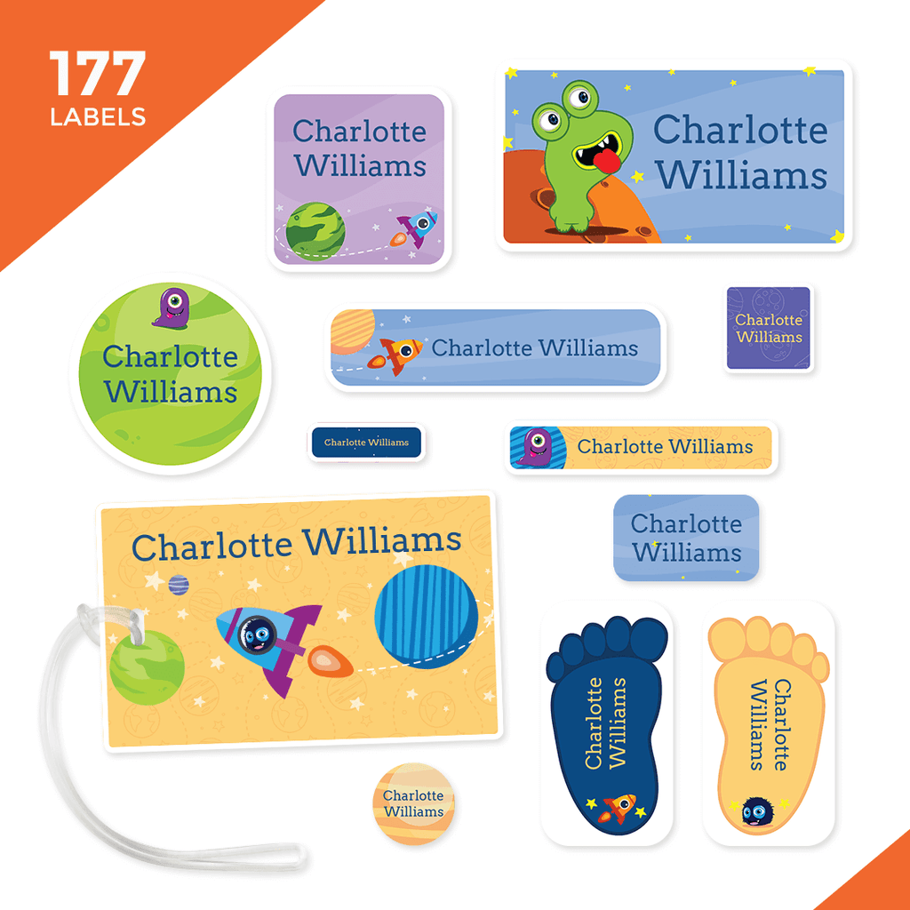 Starter Labels Camp and Kindergarten Starter Label Pack - Monsters – School and Camp ...