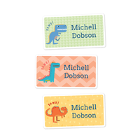 Large Rectangle Labels - Dino