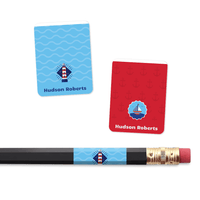 Wrap-around Pencil Labels - Sail Boats