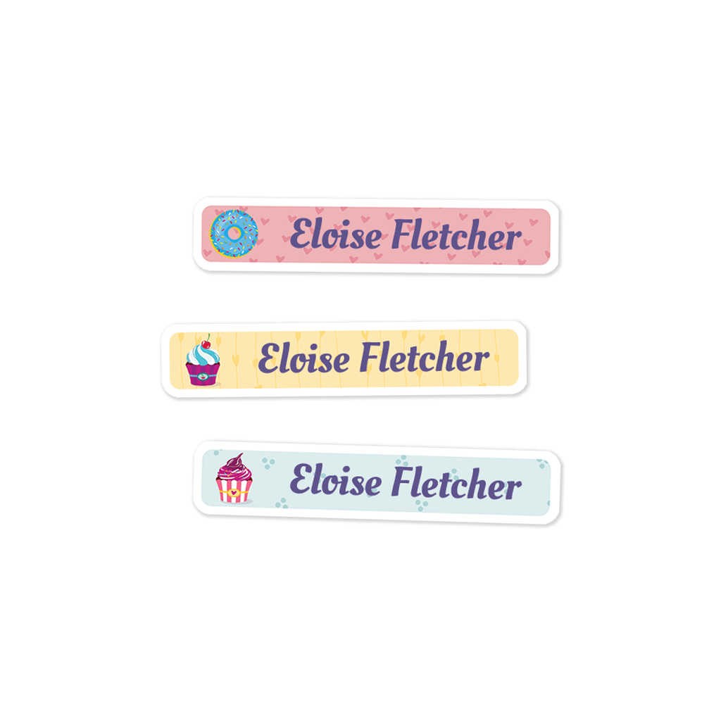 Slim Rectangle Labels - Sweets