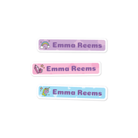 Slim Rectangle Labels - Unicorns